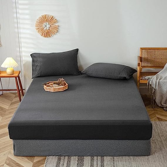 King Sheet Set شرشف مطاط مزدوج + 2 وجه مخدة