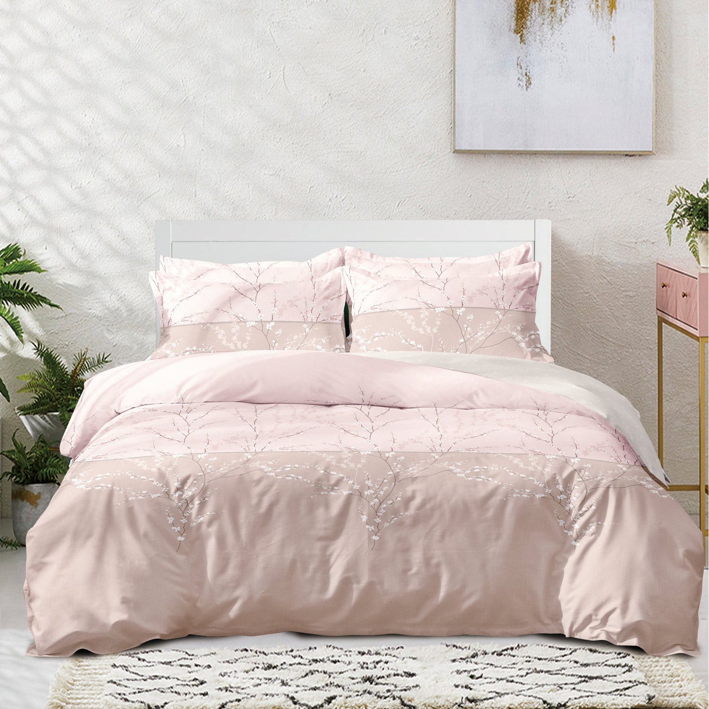 طقم لحاف مفرد صيفي 4 قطع