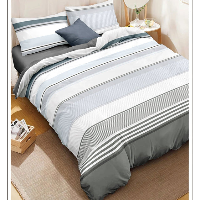 طقم لحاف مزدوج صيفي 6 قطع