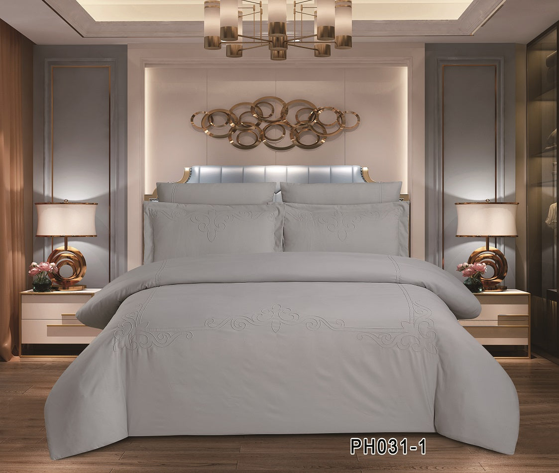 طقم لحاف مزدوج 6 قطع فندقي