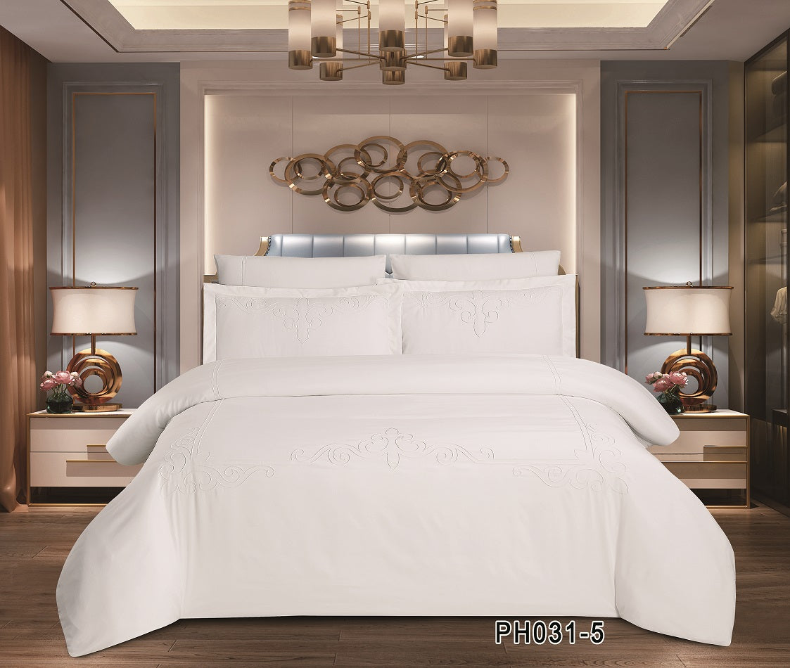 طقم لحاف مزدوج 6 قطع فندقي