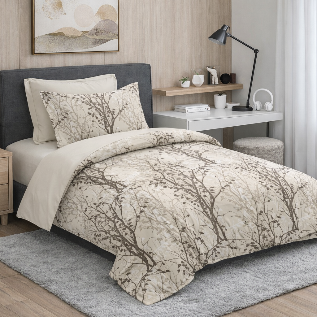 طقم لحاف مفرد صيفي 4 قطع