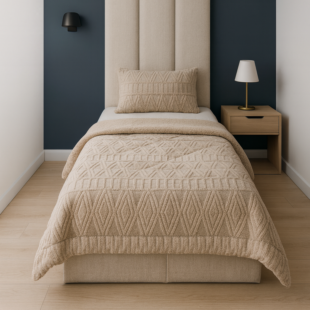 لحاف مفرد فرو محفر 3 قطع