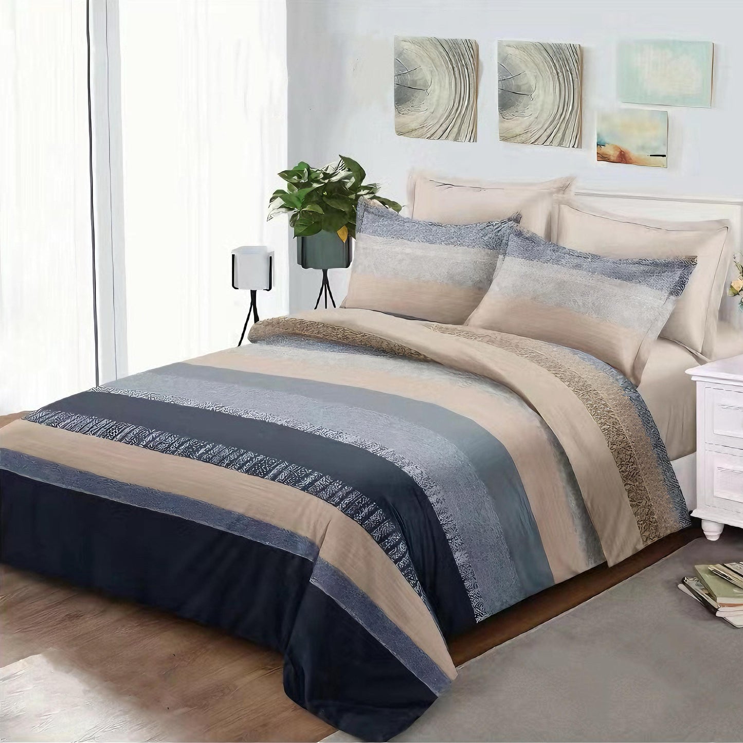 طقم لحاف مفرد صيفي 4 قطع