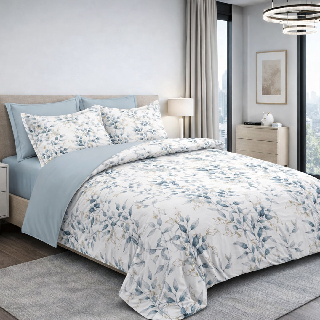 طقم لحاف مزدوج مايكروفايبر 6 قطع