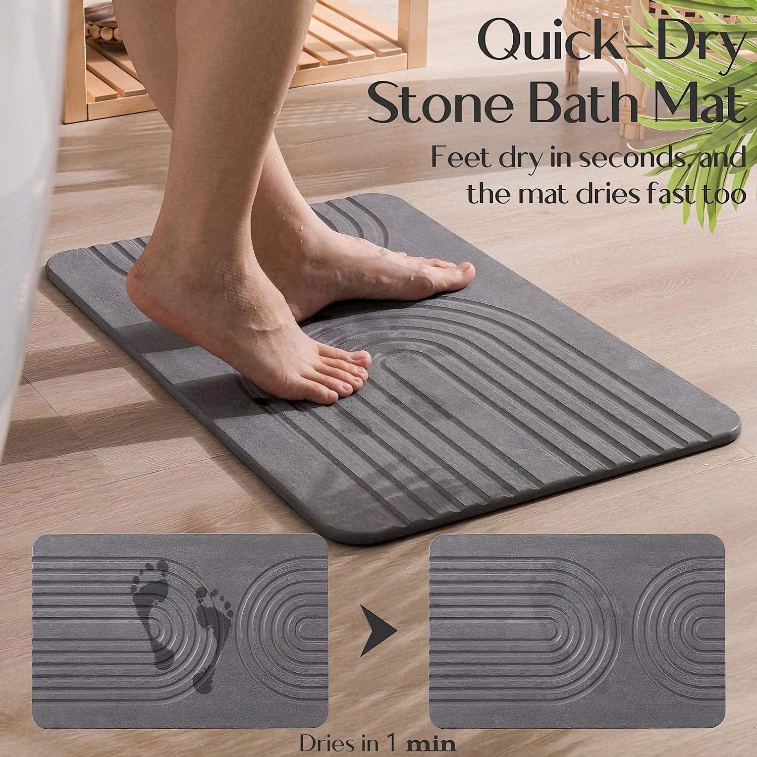 Stone Bathmat I دعاسة الحجرية