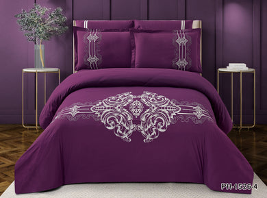 King Size 6PC Comforter Set طقم لحاف مزدوج 6 قطع