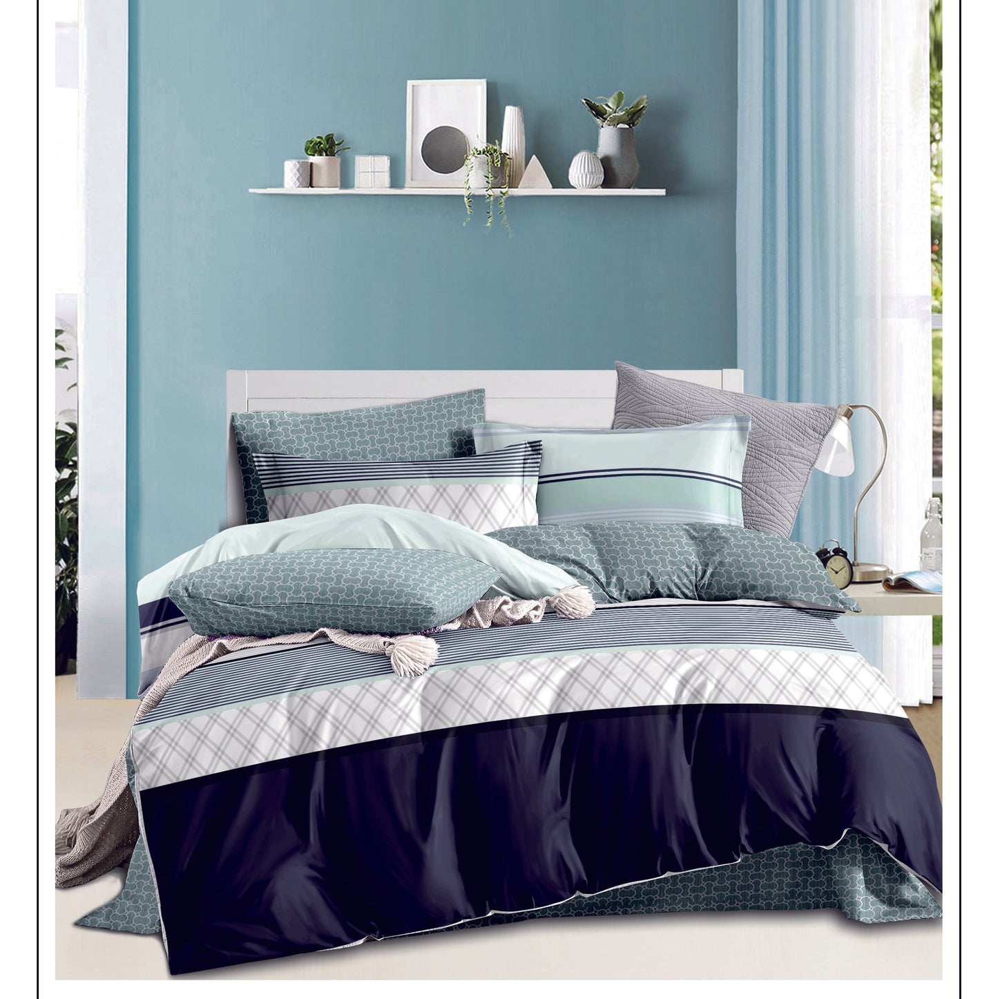 4-piece summer single quilt set