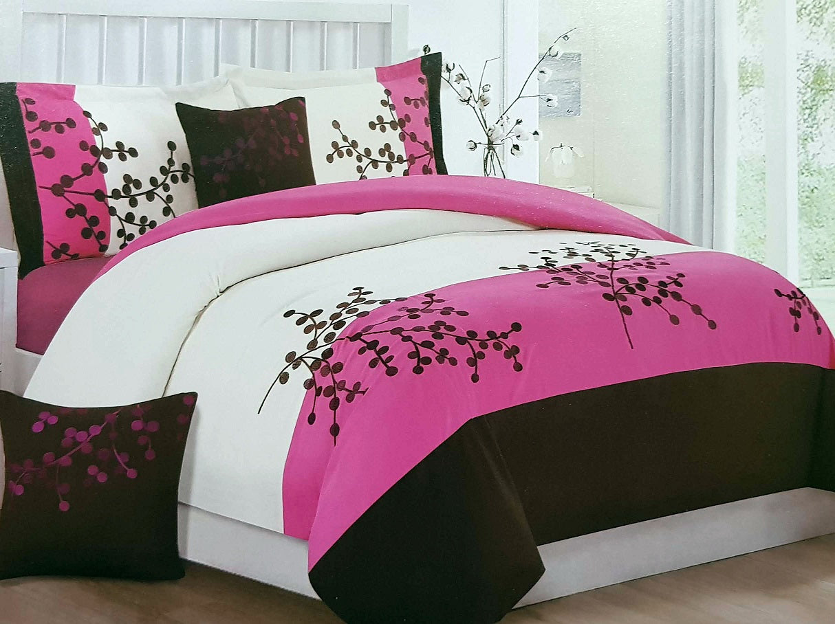 King Size 6PC Comforter Set Double 6 Comforter Set