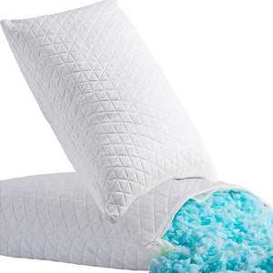 Memory foam pillow with harmful granules