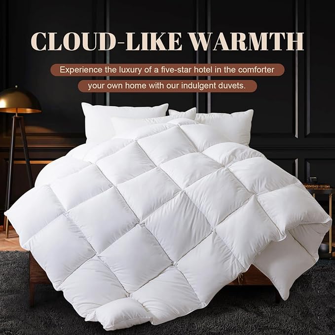 Natural Feather Twin Comforter | Single Natural Feather Comforter