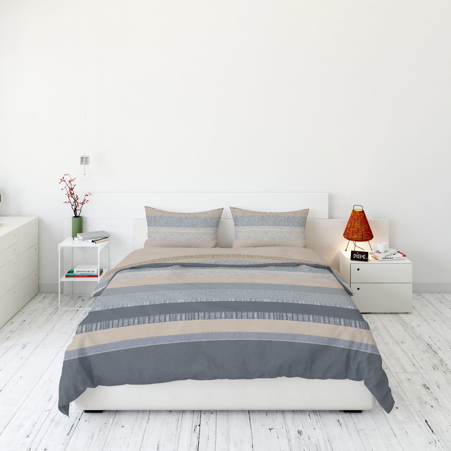 4-piece summer single and half duvet set