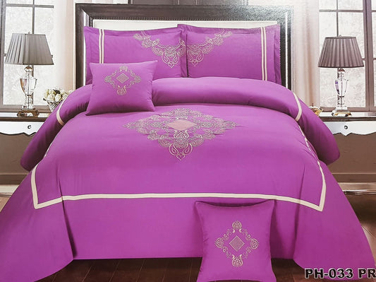 King Size 6PC Comforter Set طقم لحاف مزدوج 6 قطع