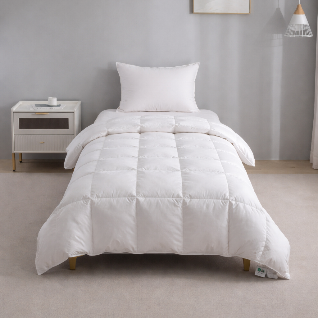 Natural Feather Twin Comforter | Single Natural Feather Comforter