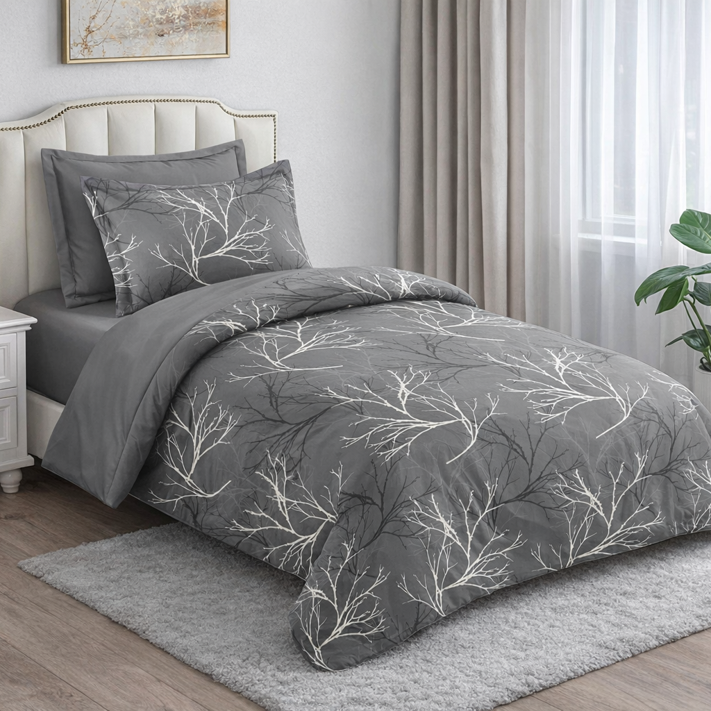 طقم لحاف مفرد صيفي 4 قطع