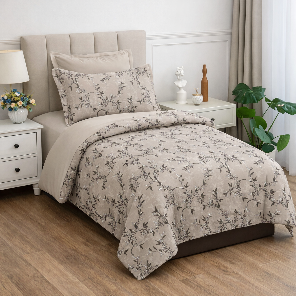 طقم لحاف مفرد صيفي 4 قطع