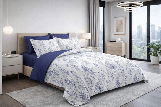 طقم لحاف مزدوج مايكروفايبر 6 قطع