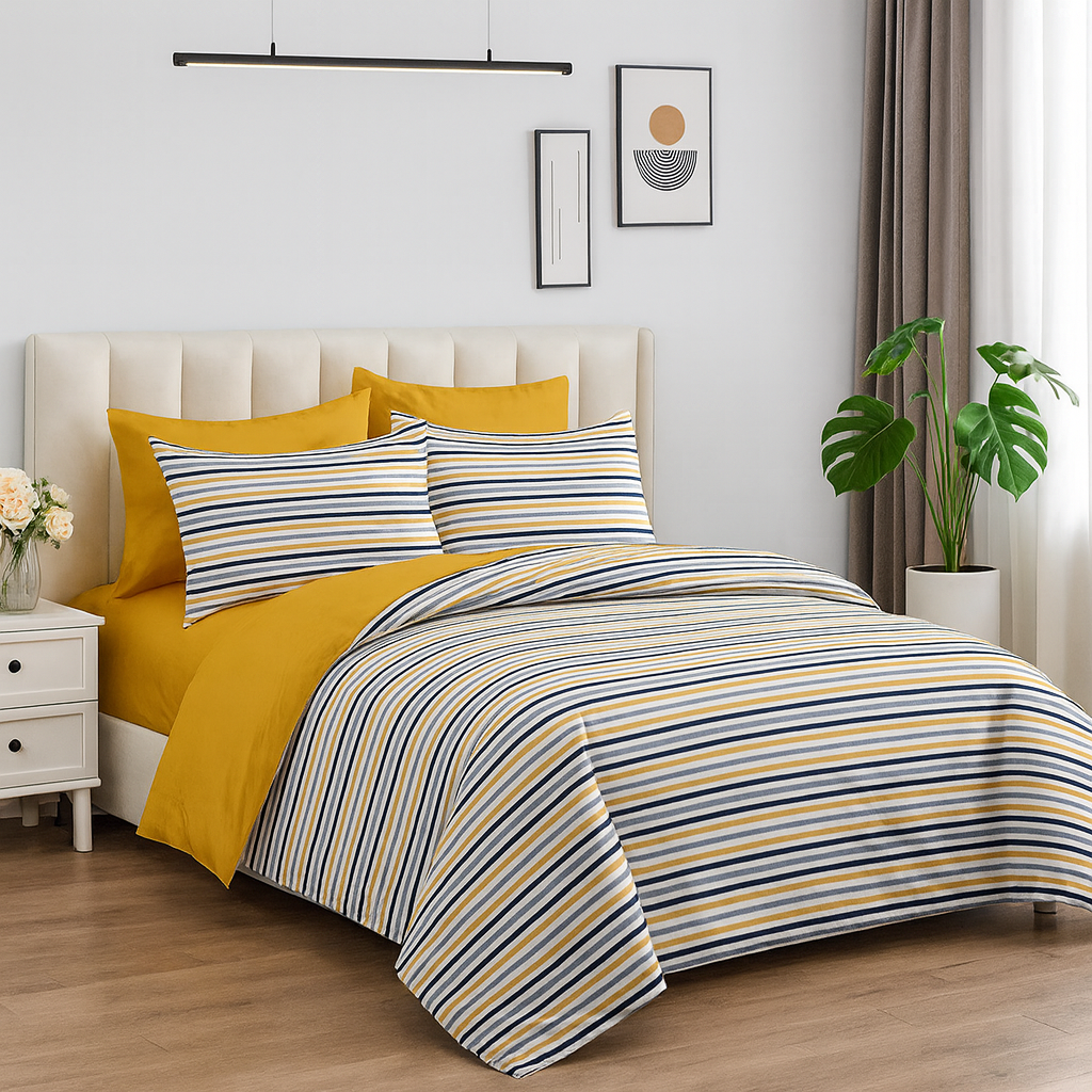 طقم لحاف مفرد صيفي 4 قطع