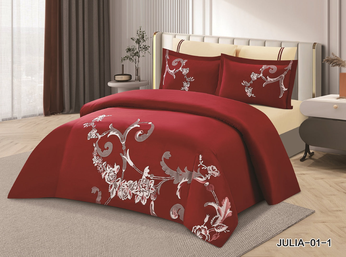 King Size 6PC Comforter Set Double 6 Comforter Set