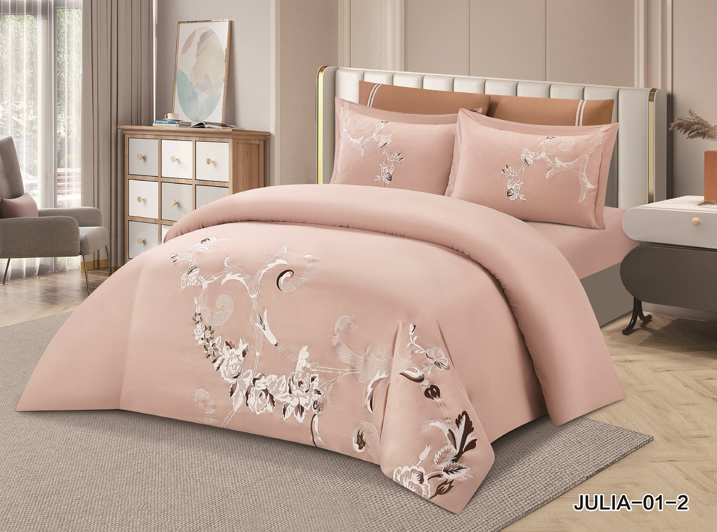 King Size 6PC Comforter Set Double 6 Comforter Set