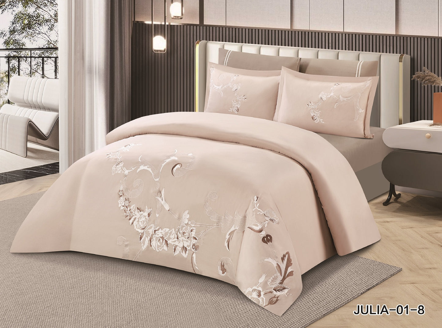 King Size 6PC Comforter Set Double 6 Comforter Set