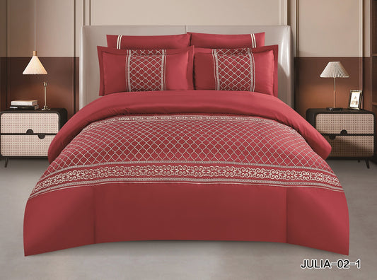 King Size 6PC Comforter Set Double 6 Comforter Set