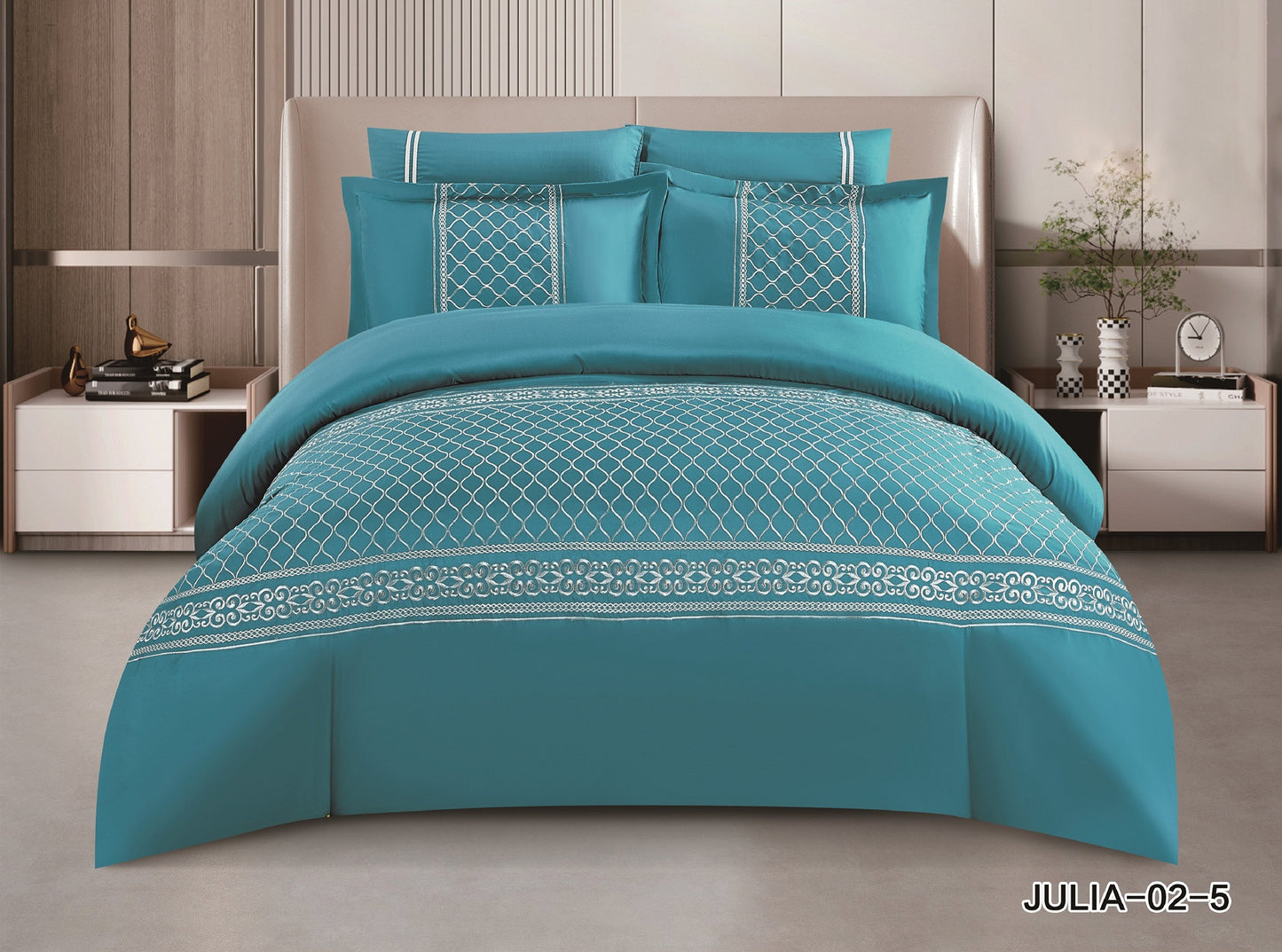 King Size 6PC Comforter Set Double 6 Comforter Set