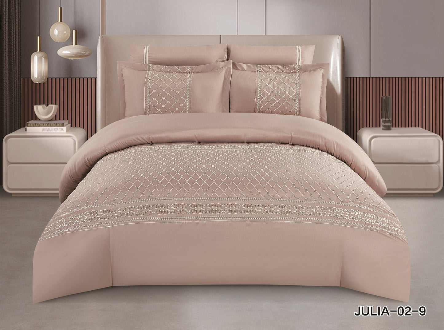King Size 6PC Comforter Set Double 6 Comforter Set