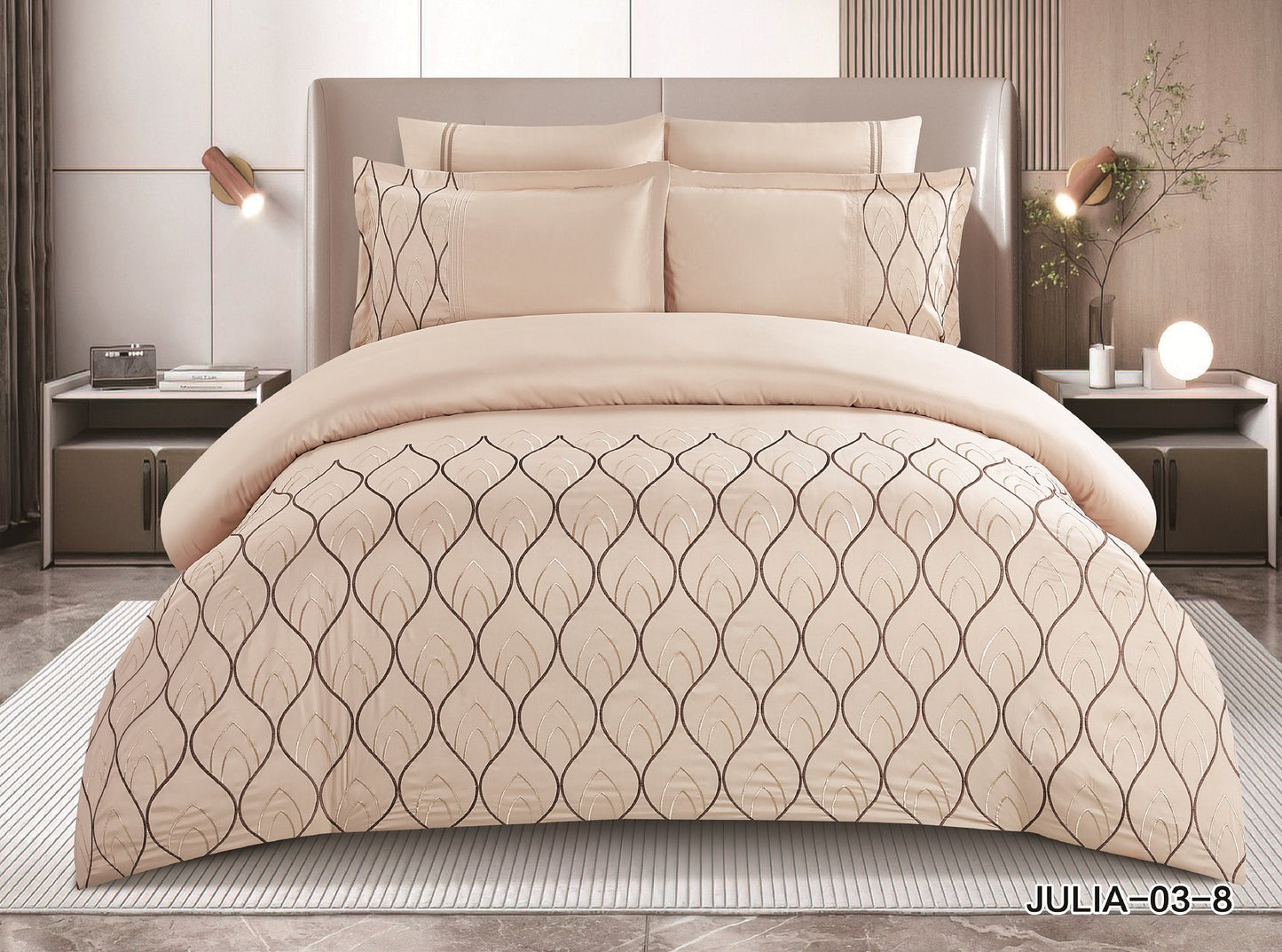 King Size 6PC Comforter Set Double 6 Comforter Set