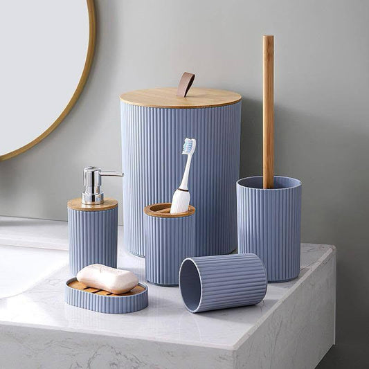 6-piece bathroom accessory set