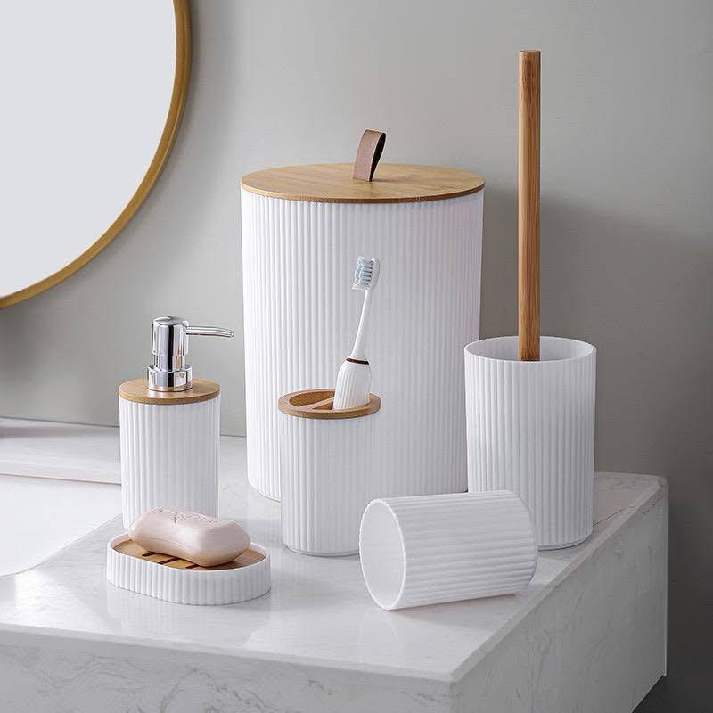 6-piece bathroom accessory set