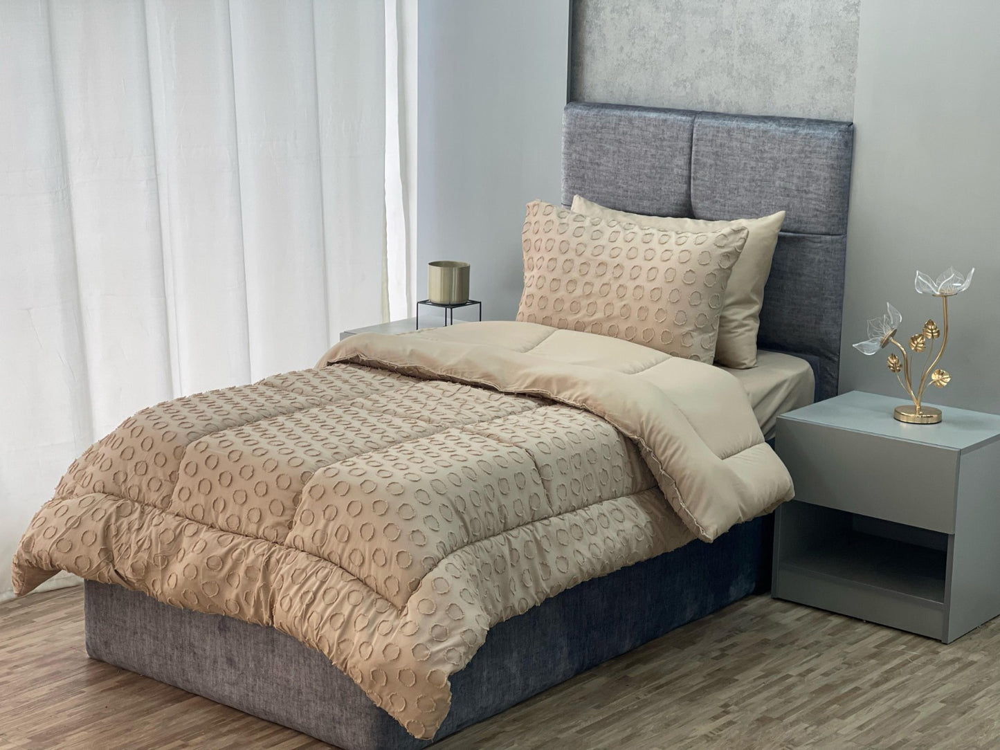 Salma 4 Piece Single Quilt Set