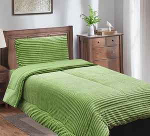 Zara Fur 3 Pieces Single Comforter Set