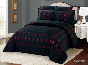King Size 6PC Comforter Set Double 6 Comforter Set