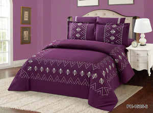 King Size 6PC Comforter Set Double 6 Comforter Set